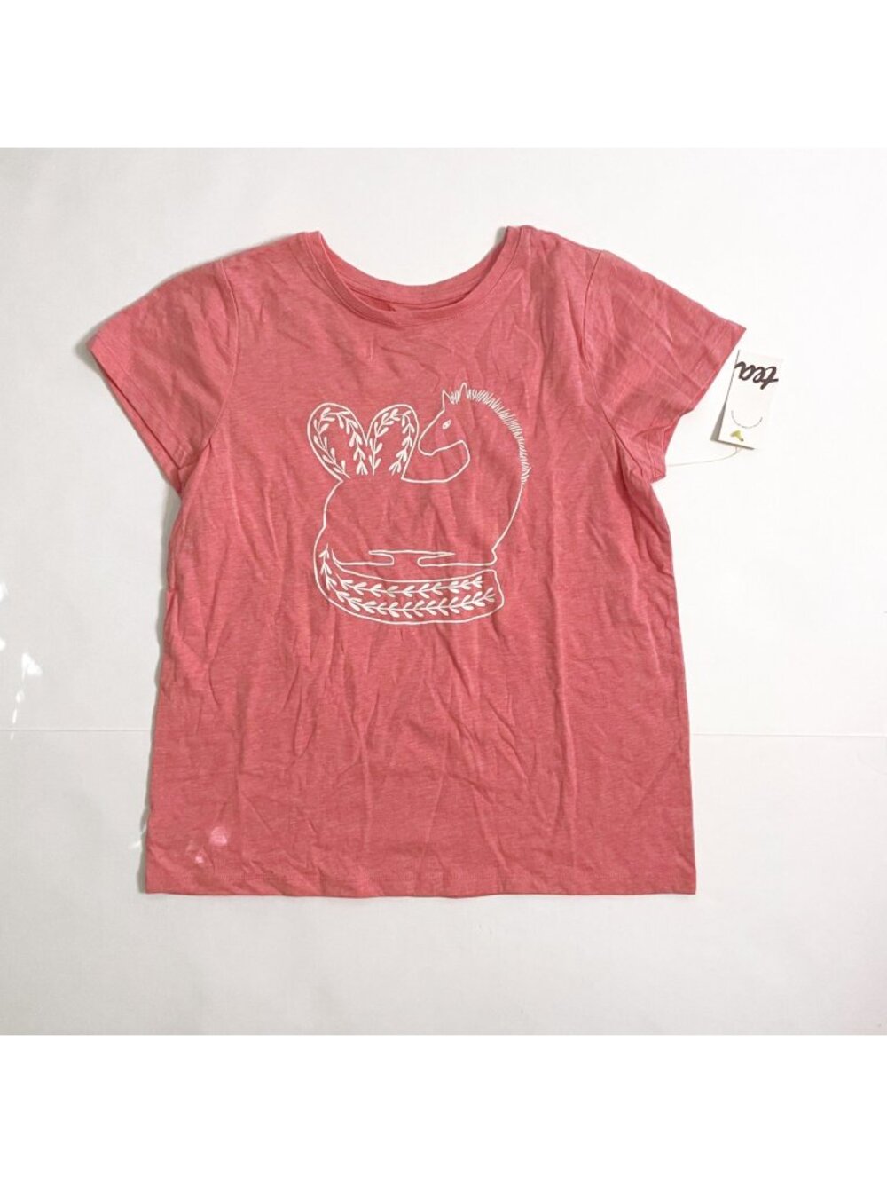 NWT Tea Collection Pink Pegasus Graphic Tee, Size 16
